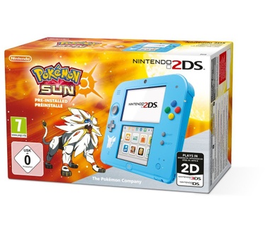 Nintendo 2DS Blauw + Pokemon Sun