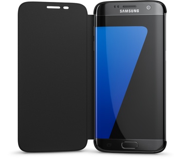 BeHello Samsung Galaxy S7 Edge ClearTouch Book case Black