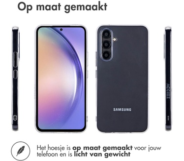 Accezz 100% Recycled Clear Backcover Samsung Galaxy A54 (5G)