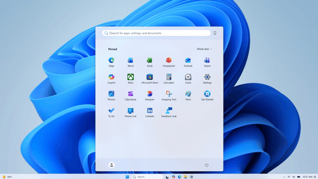 Windows 11-Startmenu in Experimental Preview Build