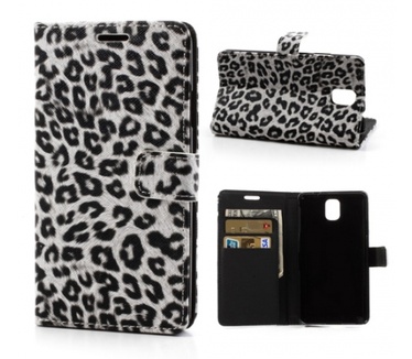 Kees KEES Luipaard Print Portemonnee Hoesje Samsung Galaxy Note 3