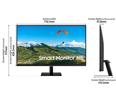Samsung S32AM504NR Zwart