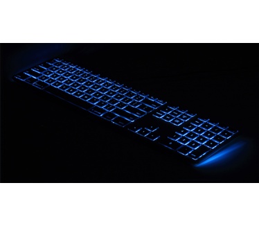 Matias RGB Backlit Wired Aluminum Keyboard for PC (Qwerty, Spaans)