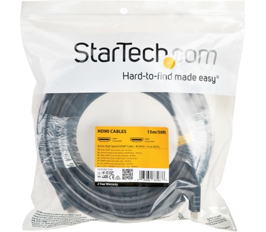 Startech.com High Speed HDMI kabel CL2-rated actief 4K 60Hz 15 m Zwart