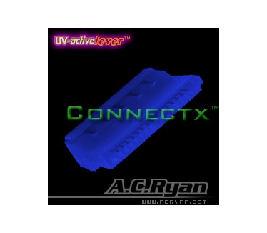 AC Ryan ACR-CB2605 T-SATA power Female (UV-Blauw)
