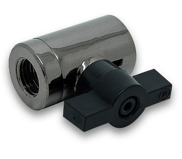 EK Water Blocks EK AF Ball valve 10mm G1/4 Black Nickel