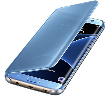 Samsung Galaxy S7 edge Clear View Cover (Galaxy S7 edge) Blauw