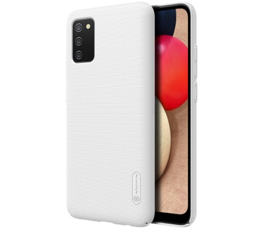 Nillkin Frosted Shield Hard Case - Samsung Galaxy A02s - Wit Wit