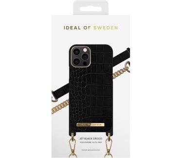 iDeal of Sweden Necklace Case (iPhone 12/12 Pro) Zwart