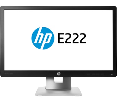 HP EliteDisplay E222 Zilver, Zwart