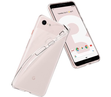 Spigen Liquid Crystal Case	Clear (Google Pixel 3) Transparant