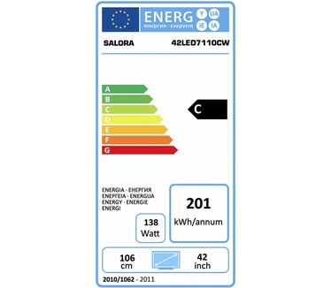 Salora 42LED7110CW Wit