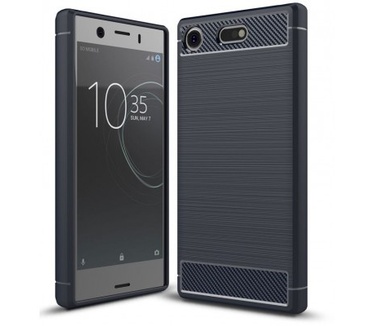 qMust Sony Xperia XZ1 Compact Rugged TPU Case - Blauw