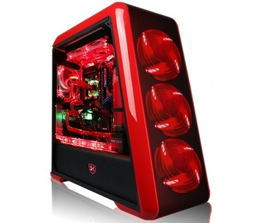 X2 Spire PC case D6 S9020W, Mini tower with ATX, Reinforced EMI shielding, USB3