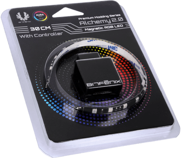 BitFenix Alchemy 2.0 Magnetic RGB-LED-Strip - 60cm, 30 LEDs + Co