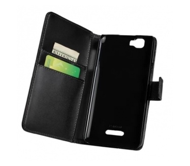 qMust Wiko Rainbow Wallet Case met stand (Black)