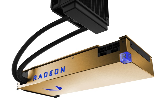 AMD Radeon Vega Frontier Edition met waterkoeling
