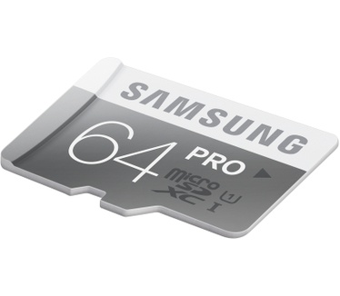 Samsung Pro microSDXC 64GB + SD-adapter