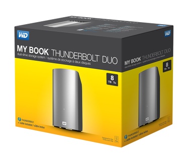 Western Digital WD My Book Thunderbolt Duo 8Tb 8TB Aluminium