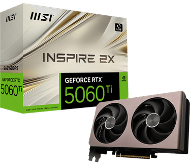 MSI GeForce RTX 5060 Ti 8G INSPIRE 2X