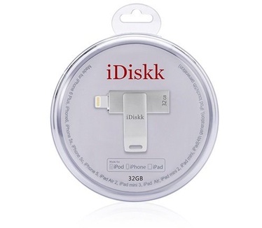 iDiskk Originele Mini USB Lightning 2.0 Flash Drive - 32 GB Zilver 32GB Zilver