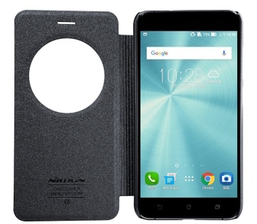 Nillkin New Sparkle Book Case voor Asus Zenfone 3 - Zwart