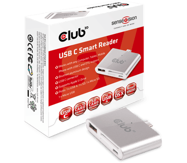 Club 3D USB C Smart Reader