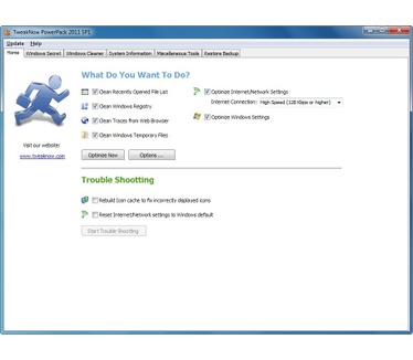 TweakNow PowerPack 2011 screenshot