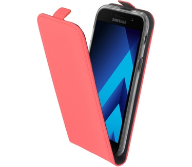 Mobiparts Premium Flip TPU Case Samsung Galaxy A5 (2017) Peach Pink
