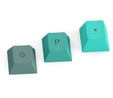 Glorious PC Gaming Race GPBT Keycaps - 115 PBT Tastenkappen ISO UK-Layout Rain Forest