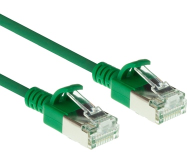 ACT DC7700 CAT6A U/FTP Slimline Patchkabel 0.5M Groen