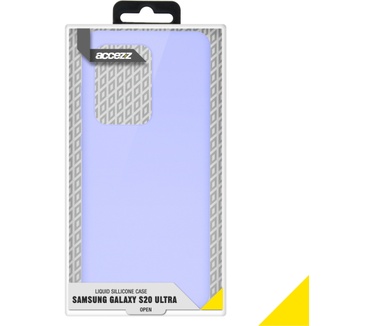 Accezz Liquid Silicone Backcover Samsung Galaxy S20 Ultra - Paars