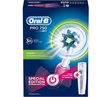 Oral-B PRO 750 PINK Limited Edition elektrische tandenborstel