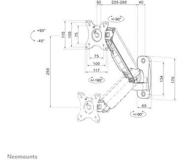 Neomounts by Newstar Neomounts by Newstar tv wandsteun