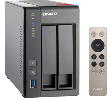 QNAP TS-251+, 8GB ram, zonder harde schijven