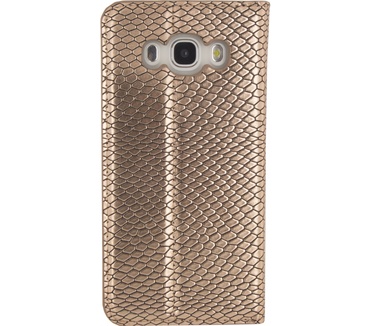 Mobilize Book Case Samsung Galaxy J5 (2016) - Lizard Shiny Copper