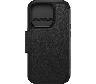 Otterbox Strada Series Folio MagSafe voor iPhone 15 Pro, Shadow (Black)