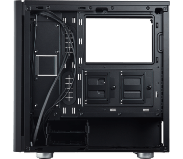Corsair Carbide Series 275R Tempered Glass Black
