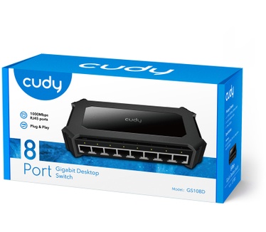Cudy GS108D - Netwerk switch