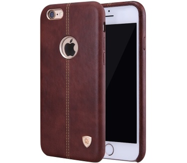 Nillkin Englon Leder Back Cover - Apple iPhone 6(S) 4.7" - Bruin Bruin