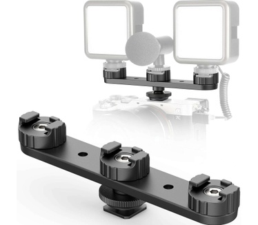 Ulanzi Ulanzi PT-23 Triple Cold Shoe bracket voor statief of camera