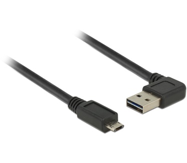 Delock 0.5m, USB2.0-A/USB2.0 Micro-B
