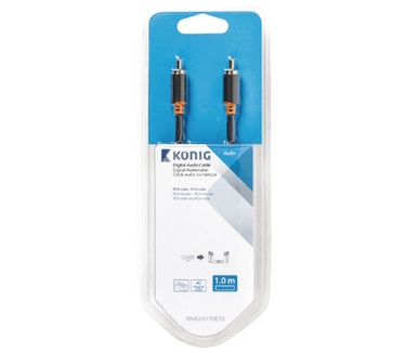 Konig 1 m, RCA male/RCA male