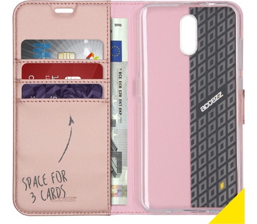 Accezz Wallet Softcase Bookcase Nokia 2.3 - RosГ© Goud (2.3) Roze