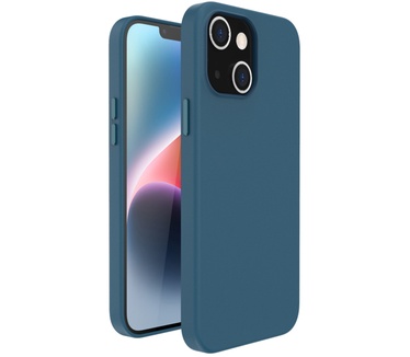 Accezz Leather Backcover met MagSafe iPhone 14 Plus - Donkerblauw