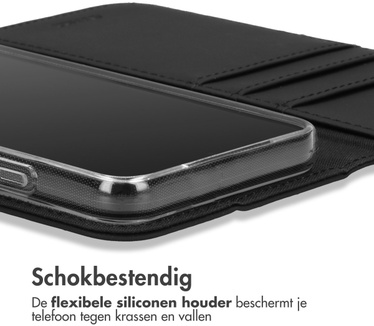 Accezz Wallet Softcase Bookcase Motorola Edge 30 Fusion - Zwart