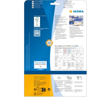 Herma Diepvriesetiketten wit 66x33.8 A4