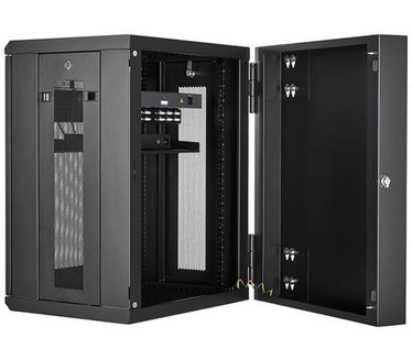 Startech.com 15U Serverkast rack wand monteerbaar diepte tot 20" / 50 cm scharnierende behuizing