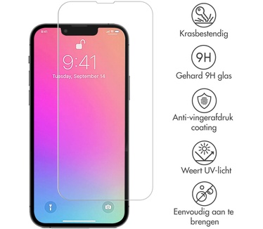 Selencia Gehard Glas Screenprotector iPhone 13 / 13 Pro / 14