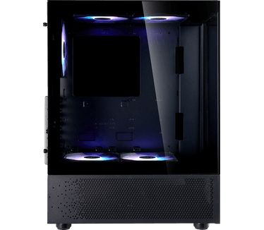 XPG Invader X Mini, met 5 fans en USB-C, Zwart